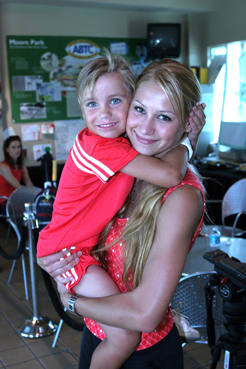 Sonya age 6 and Kournikova